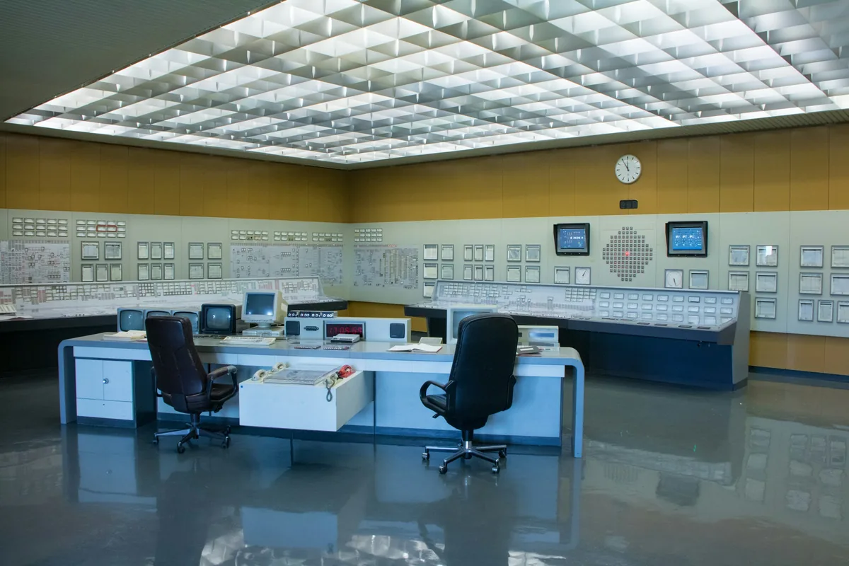 Generating plant control room