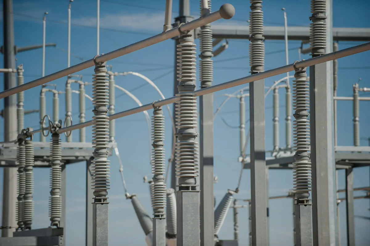 High-voltage substation insulators and switchgear